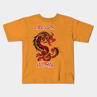 Strength Within Dragon Kids T-Shirt